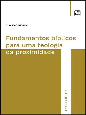 cover image of Fundamentos bíblicos para uma teologia da proximidade